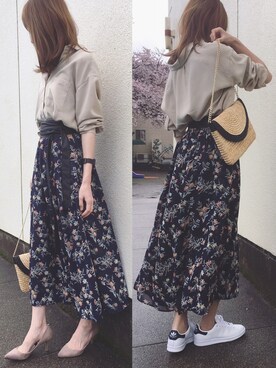 「AZUL ENCANTO」｜「アイテム（腕時計）」を使った、Sato*さん（レディース・164cm）の春コーディネート