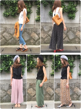 Sato*さん（レディース・164cm）の春コーディネート