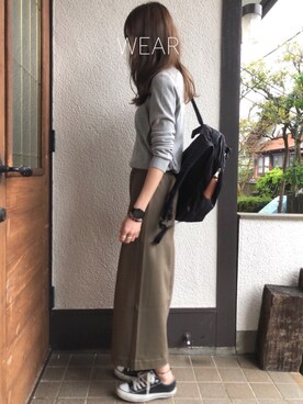 「AZUL ENCANTO」｜「アイテム（腕時計）」を使った、Sato*さん（レディース・164cm）の春コーディネート