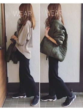 「アイテム（ブルゾン）」を使った、Sato*さん（レディース・164cm・30代）の冬コーディネート