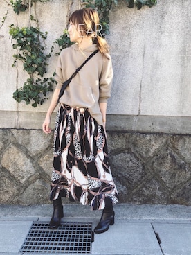 Sato*さん（レディース・164cm）の冬コーディネート