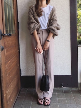 Sato*さん（レディース・164cm）の秋コーディネート