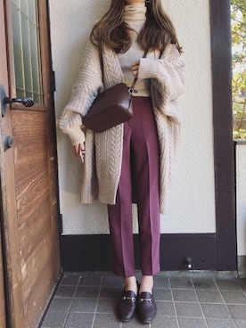 「Lavish Gate（ラヴィッシュゲート）のアイテム（ジャケット/アウター）」を使った、Sato*さん（レディース・164cm）の冬コーディネート