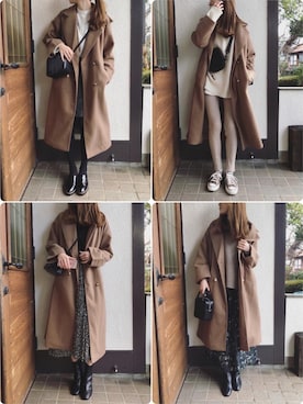 「Noble（ノーブル）のアイテム（レッグウェア）」を使った、Sato*さん（レディース・164cm）の冬コーディネート