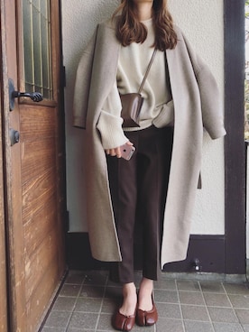 「Lavish Gate（ラヴィッシュゲート）のアイテム（ジャケット/アウター）」を使った、Sato*さん（レディース・164cm）の冬コーディネート