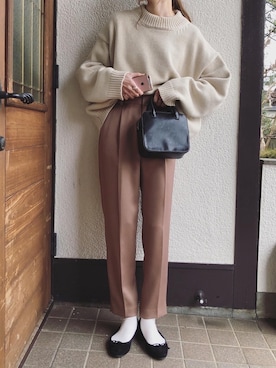 Sato*さん（レディース・164cm）の冬コーディネート