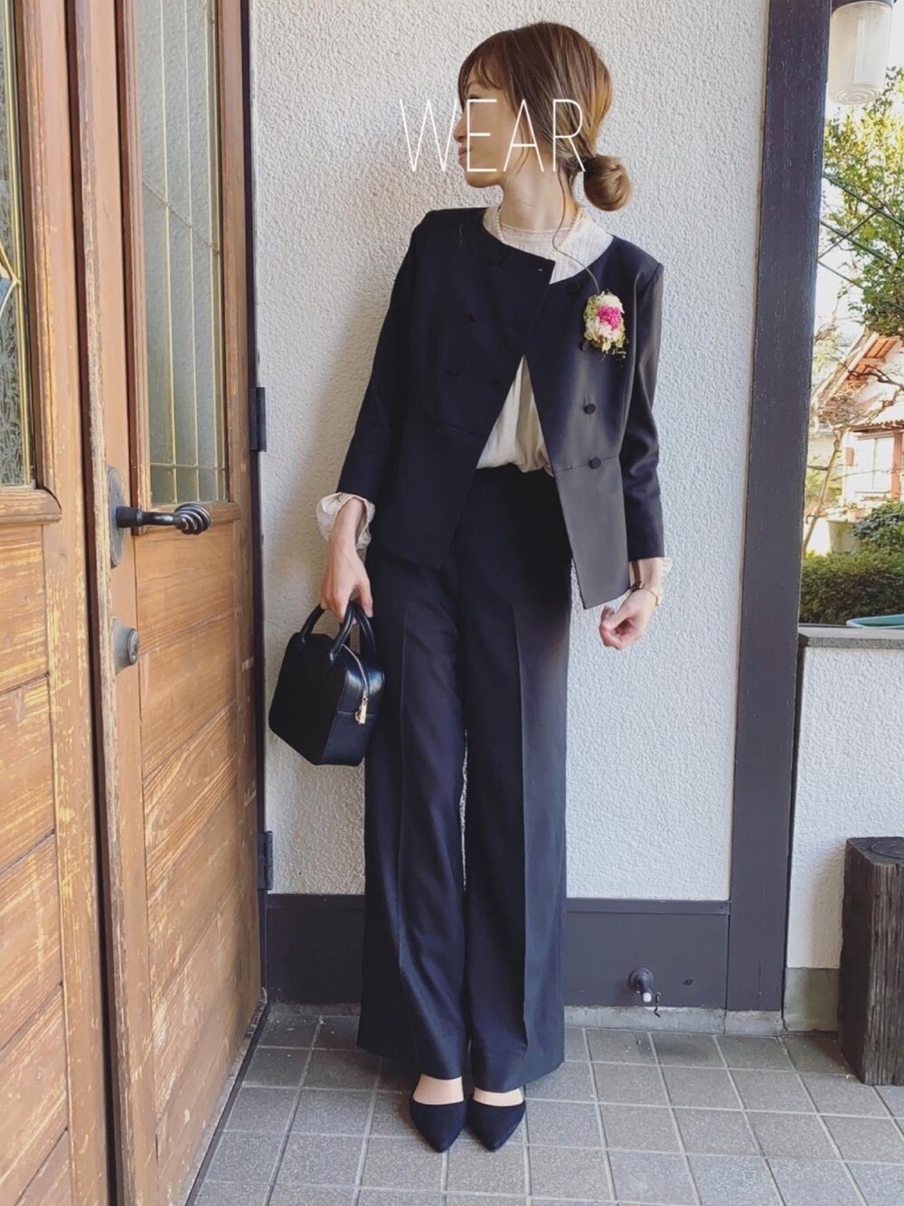 いいスタイル パンツスーツ ブラック パンツのみ | lemon.cat