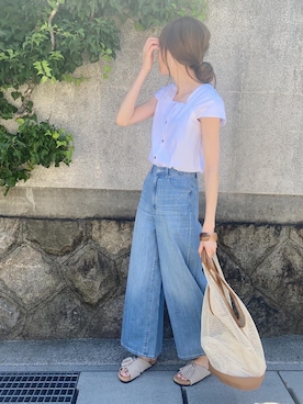 Sato*さん(レディース・164cm)の夏コーディネート