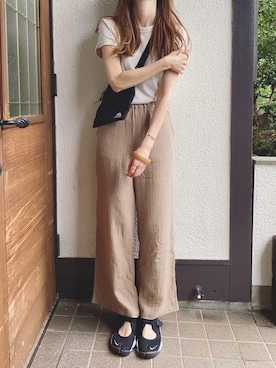 「アイテム（パンツ）」を使った、Sato*さん（レディース・164cm・30代）の夏コーディネート
