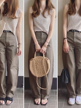 Sato*さん（レディース・164cm）の夏コーディネート