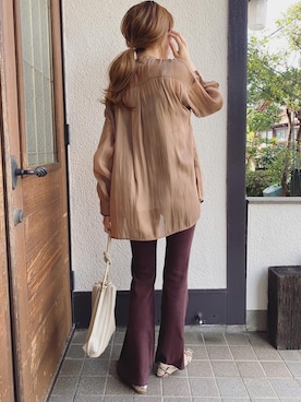 Sato*さん（レディース・164cm）の秋コーディネート