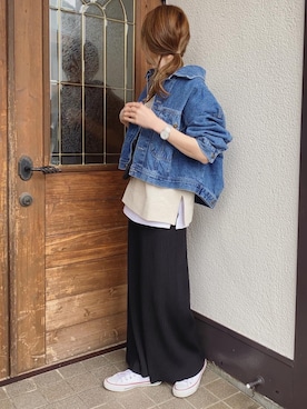 Sato*さん（レディース・164cm）の春コーディネート