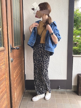 Sato*さん（レディース・164cm）の春コーディネート