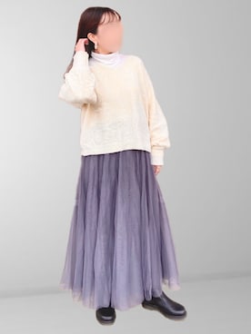 𝚖𝚊𝚛𝚛𝚘𝚗さん(レディース・160cm)の冬コーディネート