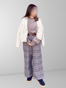 𝚖𝚊𝚛𝚛𝚘𝚗さん(レディース・160cm)の冬コーディネート