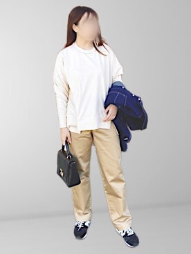 𝚖𝚊𝚛𝚛𝚘𝚗さん（レディース・160cm）の春コーディネート