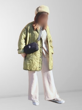 𝚖𝚊𝚛𝚛𝚘𝚗さん(レディース・160cm)の冬コーディネート