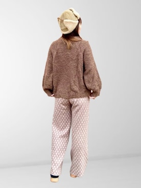 𝚖𝚊𝚛𝚛𝚘𝚗さん(レディース・160cm)の冬コーディネート