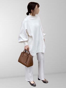 𝚖𝚊𝚛𝚛𝚘𝚗さん（レディース・160cm）の春コーディネート