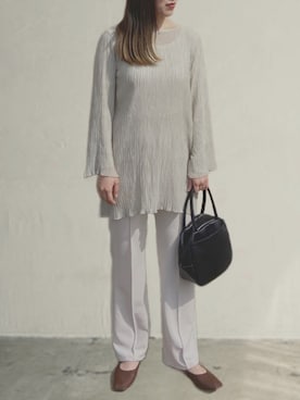 𝚖𝚊𝚛𝚛𝚘𝚗さん（レディース・160cm）の春コーディネート