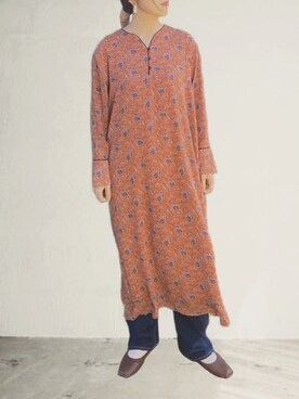 𝚖𝚊𝚛𝚛𝚘𝚗さん（レディース・160cm）の春コーディネート