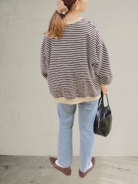 𝚖𝚊𝚛𝚛𝚘𝚗さん（レディース・160cm）の春コーディネート