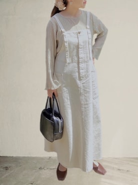 𝚖𝚊𝚛𝚛𝚘𝚗さん（レディース・160cm）の春コーディネート