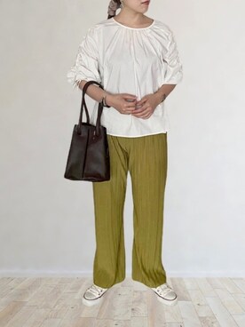 𝚖𝚊𝚛𝚛𝚘𝚗さんのコーディネート