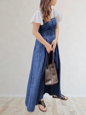 𝚖𝚊𝚛𝚛𝚘𝚗さんのコーディネート