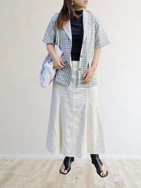 𝚖𝚊𝚛𝚛𝚘𝚗さんのコーディネート