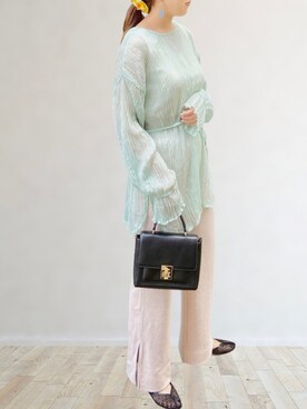 𝚖𝚊𝚛𝚛𝚘𝚗さんのコーディネート