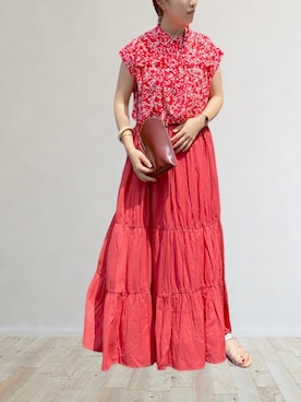 𝚖𝚊𝚛𝚛𝚘𝚗さんのコーディネート