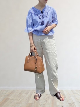 𝚖𝚊𝚛𝚛𝚘𝚗さんのコーディネート