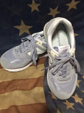 「NEW BALANCE（ニューバランス）のNew Balance WL574ESV (PASTEL PURPLE)（スニーカー、パープル系）」を使った、hit☺︎miさん（レディース）の夏コーディネート