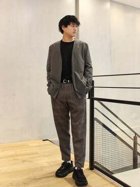 kengoさん（メンズ・180cm）の秋コーディネート