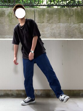 黒tシャツ のメンズ人気ファッションコーディネート Wear