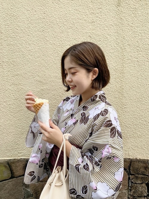 Pira1002 Who S Who Chico 町田lumine店 Who S Who Chicoの浴衣を使ったコーディネート Wear