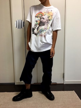 「顔」｜アポールさん（メンズ・165cm）の秋コーディネート