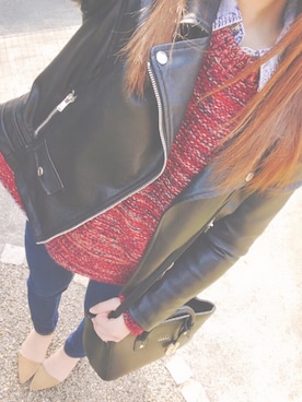 Uさん（レディース・153cm）の冬コーディネート