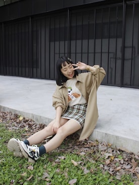 「大地色系」｜chun0819さん（レディース・160cm）の春コーディネート