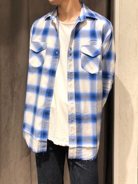 「MAREA ERRE（マレアエッレ）のアイテム」を使った、みうらさん（メンズ・177cm）の秋コーディネート