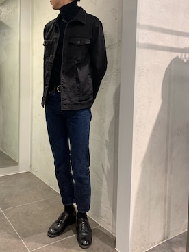 「surt（サート）のアイテム（ブルゾン）」を使った、みうらさん（メンズ・177cm）の冬コーディネート
