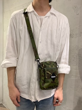 「bravo(ブラボー)のアイテム」を使った、みうらさん(メンズ・177cm)の春コーディネート