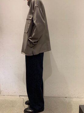 「Uncut Bound（アンカットバウンド）のアイテム（ブルゾン）」を使った、みうらさん（メンズ・177cm）の夏コーディネート