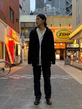「FULLCOUNT（フルカウント）のアイテム」を使った、みうらさん（メンズ・177cm）の秋コーディネート