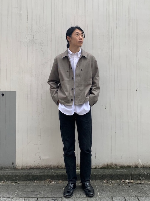 SEEALL essential work jacket ベビーキャメル SEEALL essential work jacket ベビーキャメル SEEALL