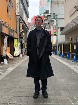 「FULLCOUNT（フルカウント）のアイテム」を使った、みうらさん（メンズ・177cm）の秋コーディネート