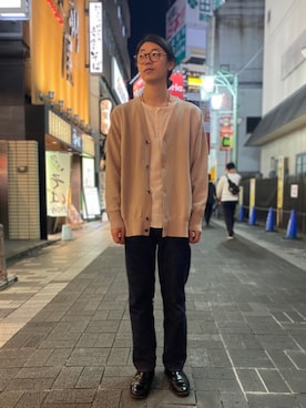 「FULLCOUNT（フルカウント）のアイテム」を使った、みうらさん（メンズ・177cm）の秋コーディネート