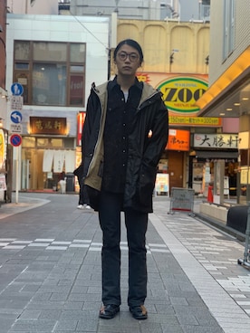 「チェルシーブーツ」｜「アイテム（ブルゾン）」を使った、みうらさん（メンズ・177cm）の秋コーディネート