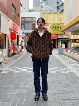 「FULLCOUNT（フルカウント）のアイテム」を使った、みうらさん（メンズ・177cm）の秋コーディネート